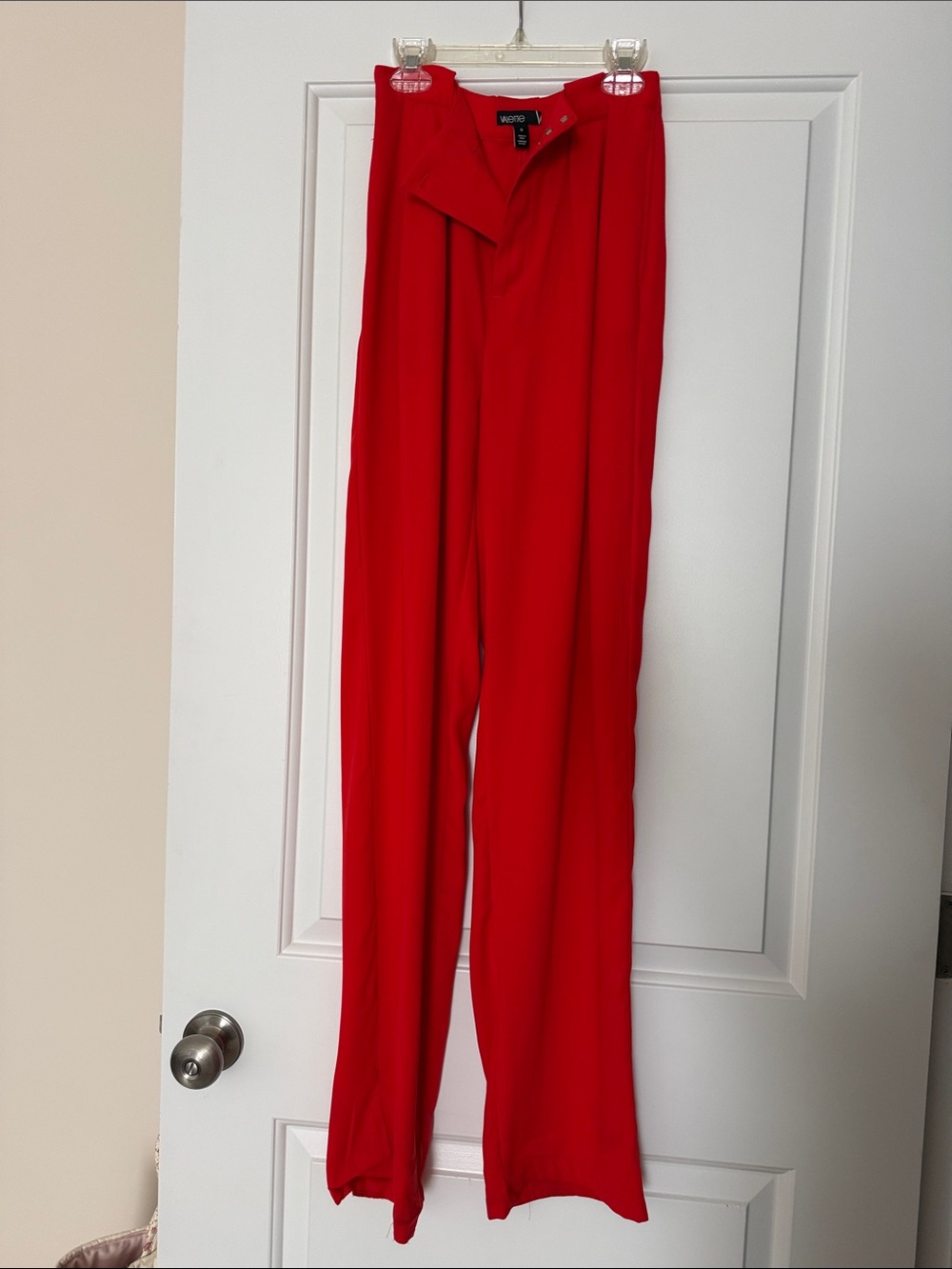 Windsor Vibrant Red Wide-Leg Pants